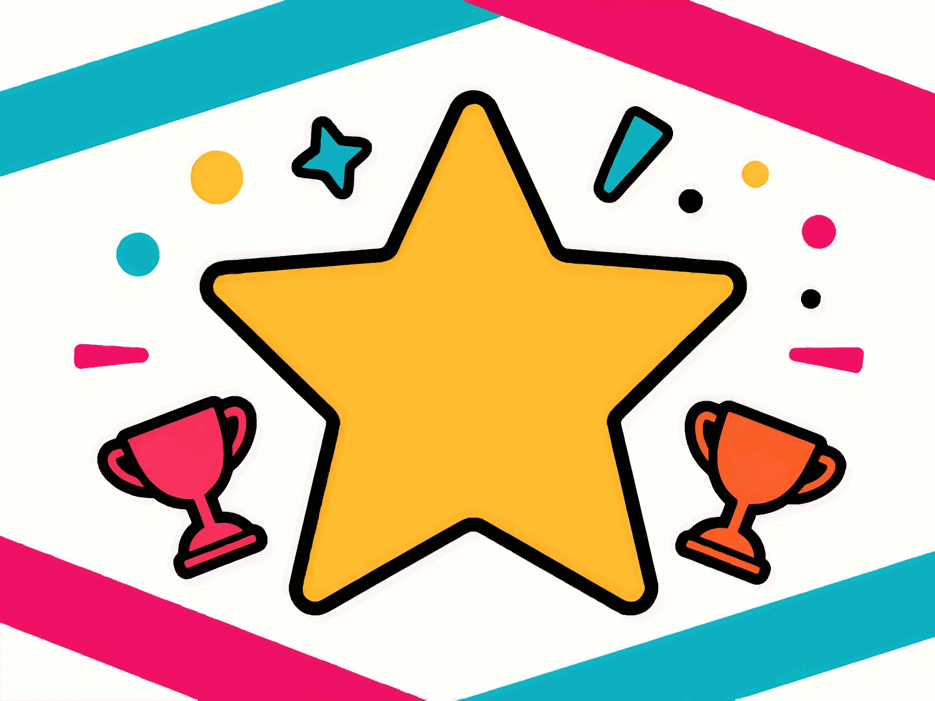 Parabéns card — playful style