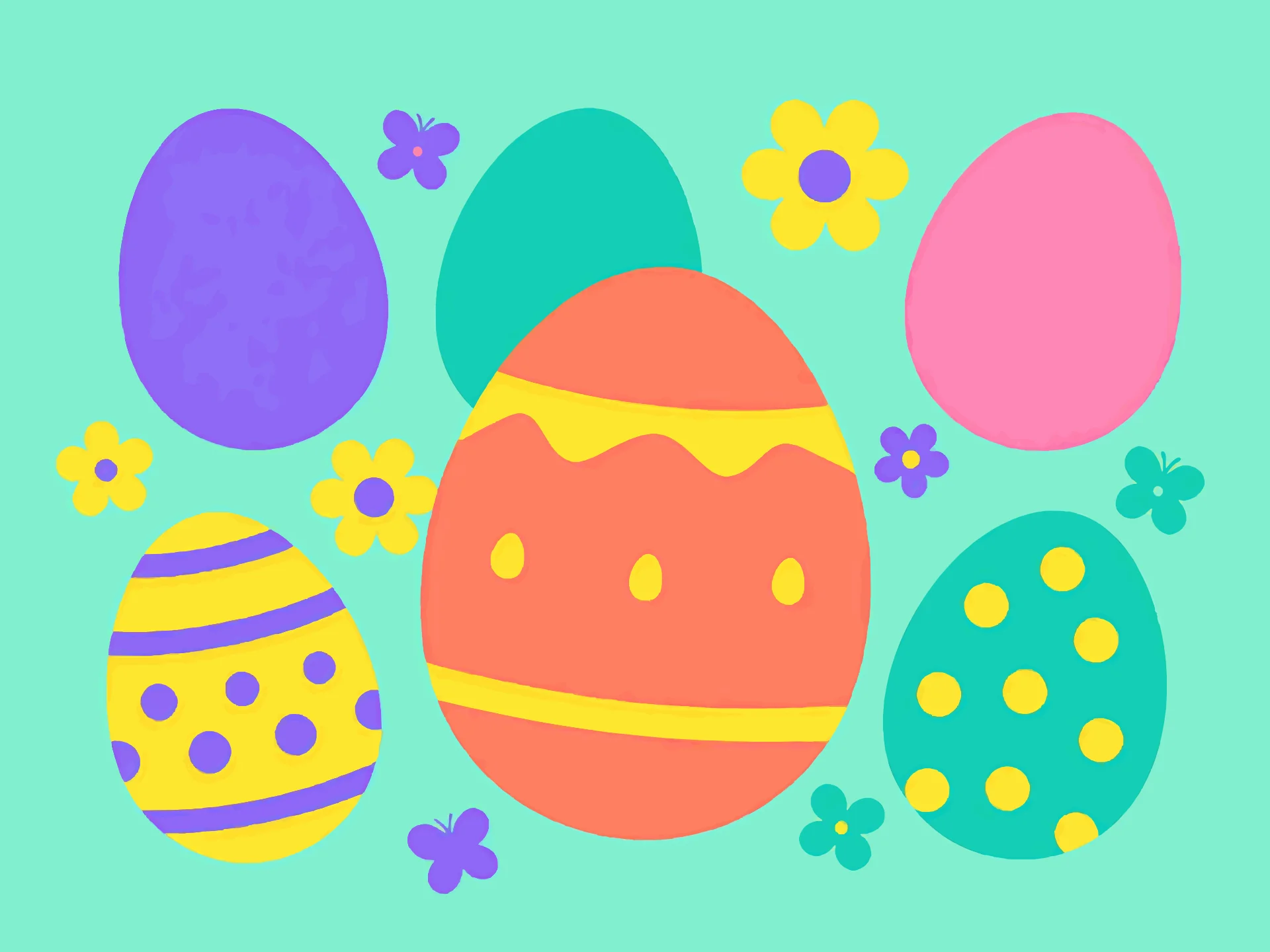 Páscoa card — festive style