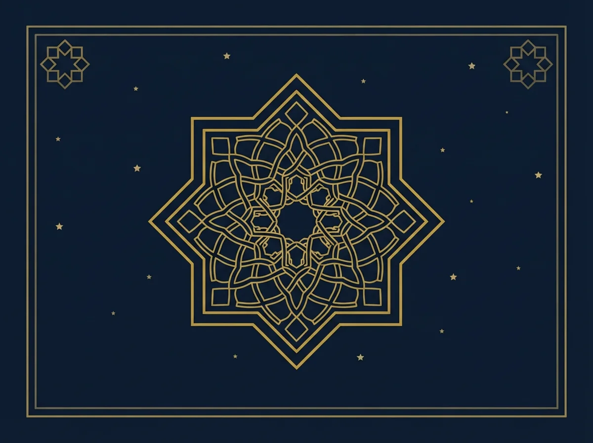 Eid al-Adha card — elegant style