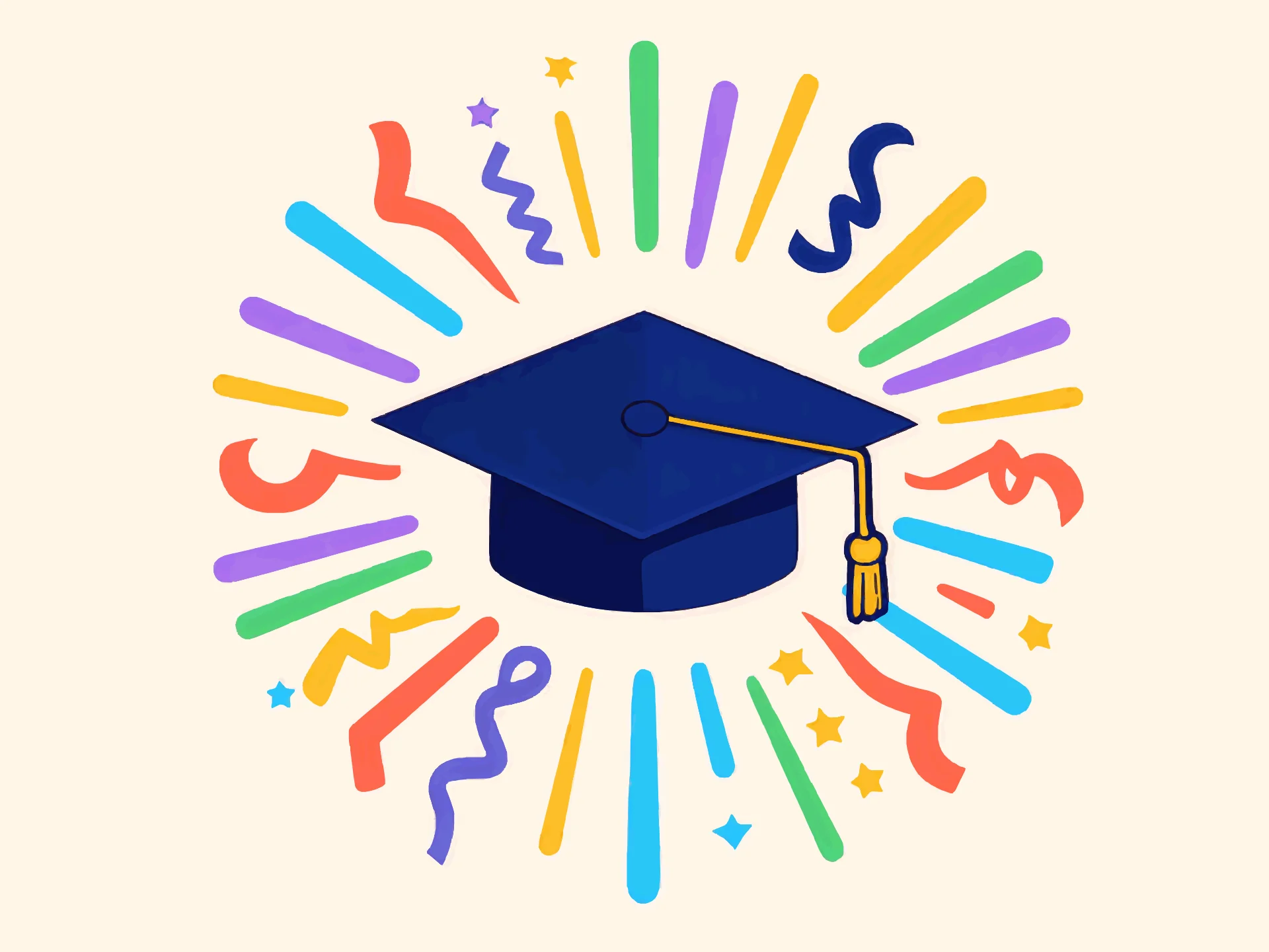 Formatura card — festive style