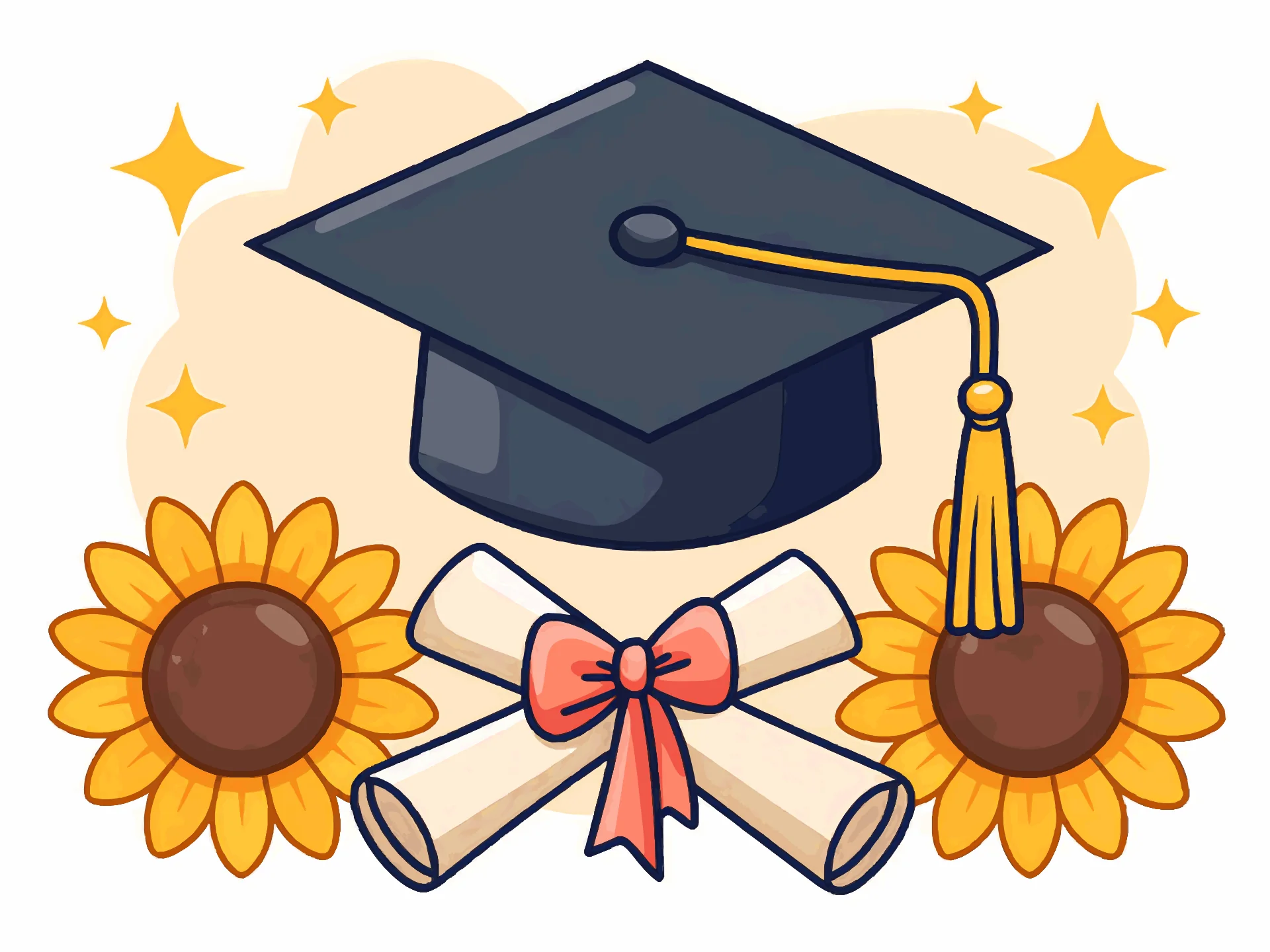 Formatura card — warm style