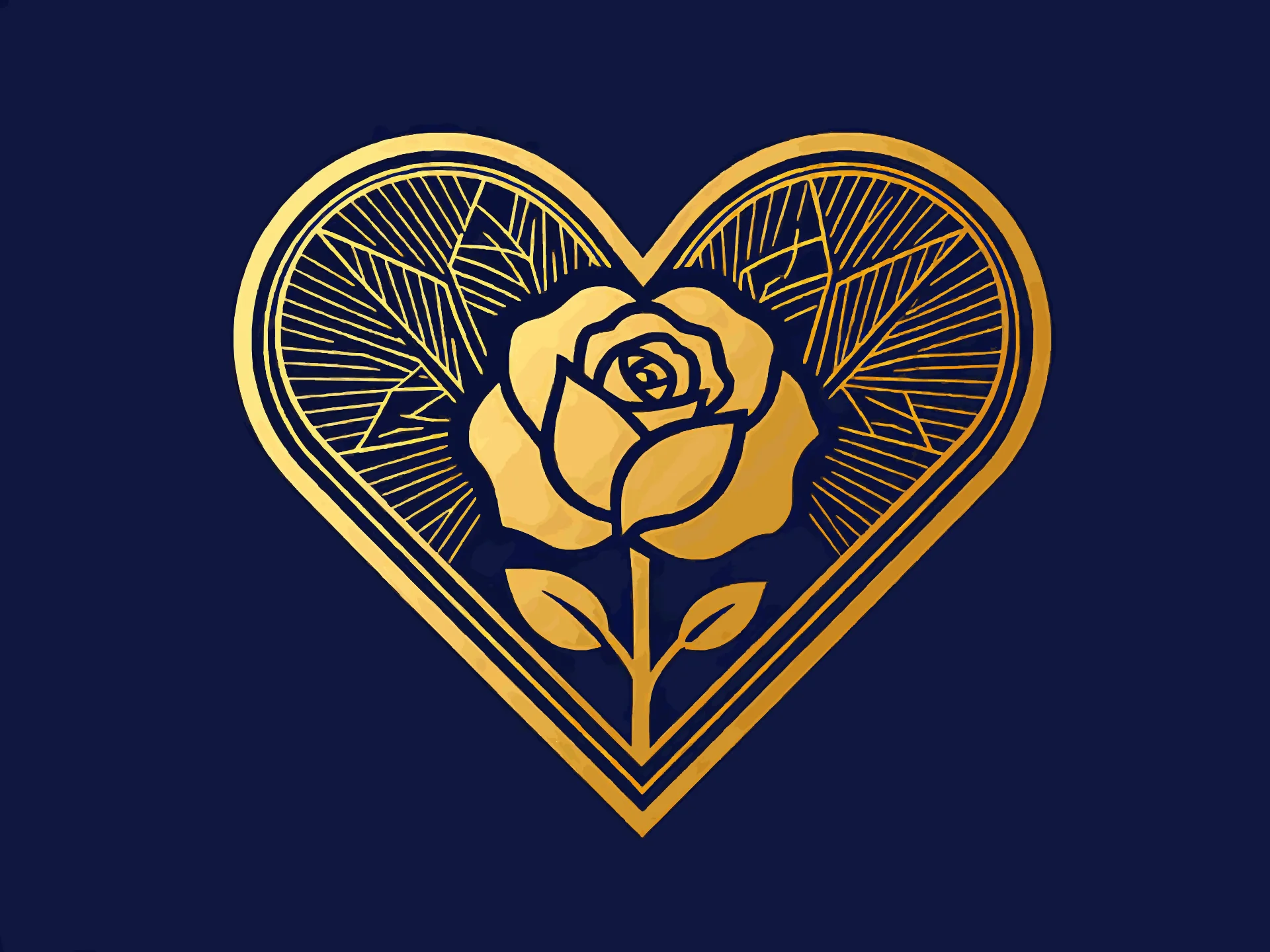 Amor card — elegant style