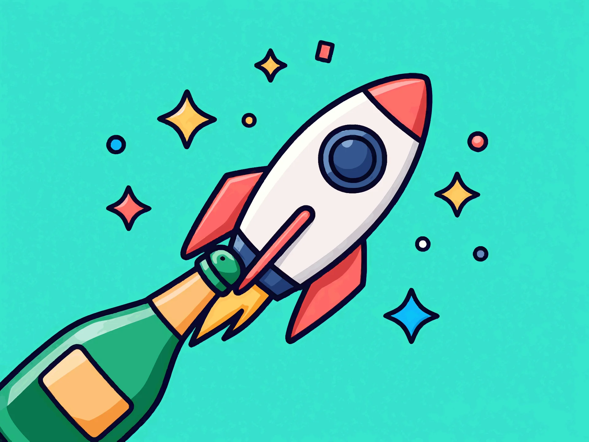 Novo Emprego card — festive style