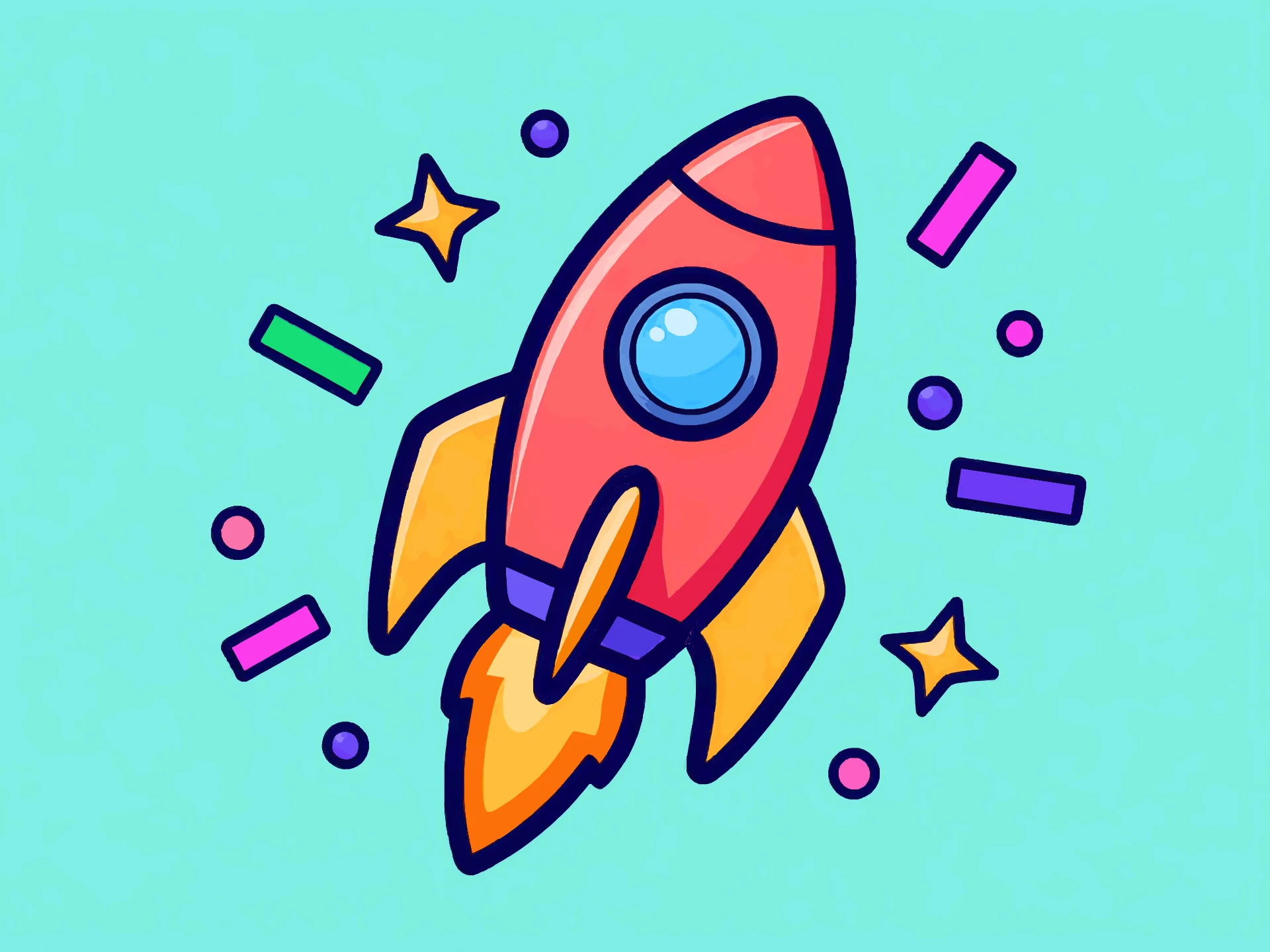 Novo Emprego card — playful style