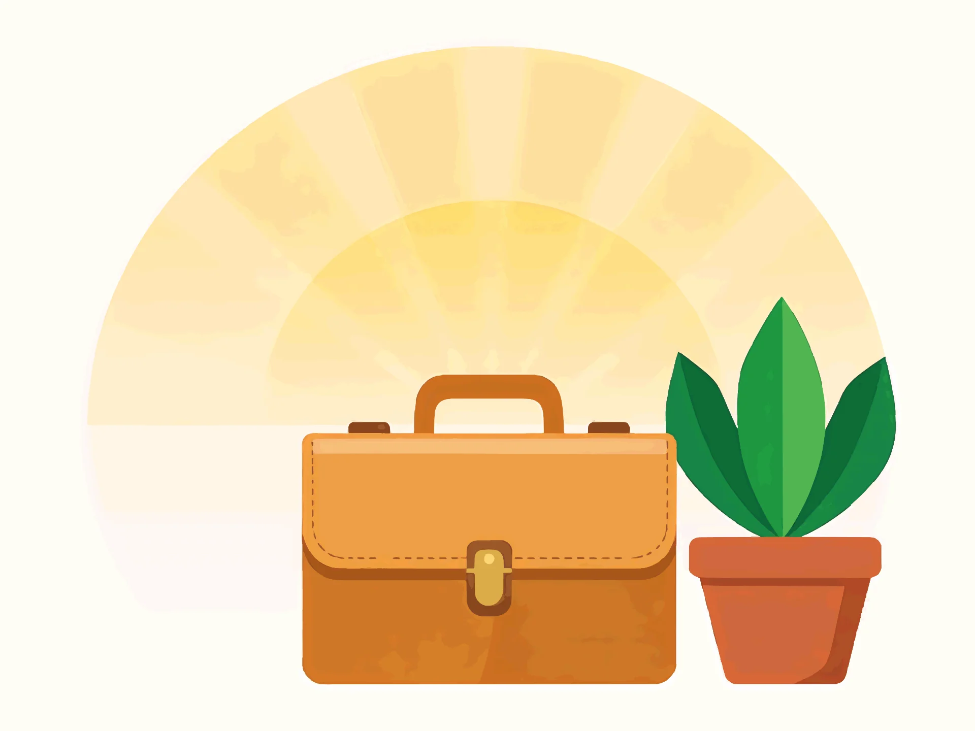 Novo Emprego card — warm style