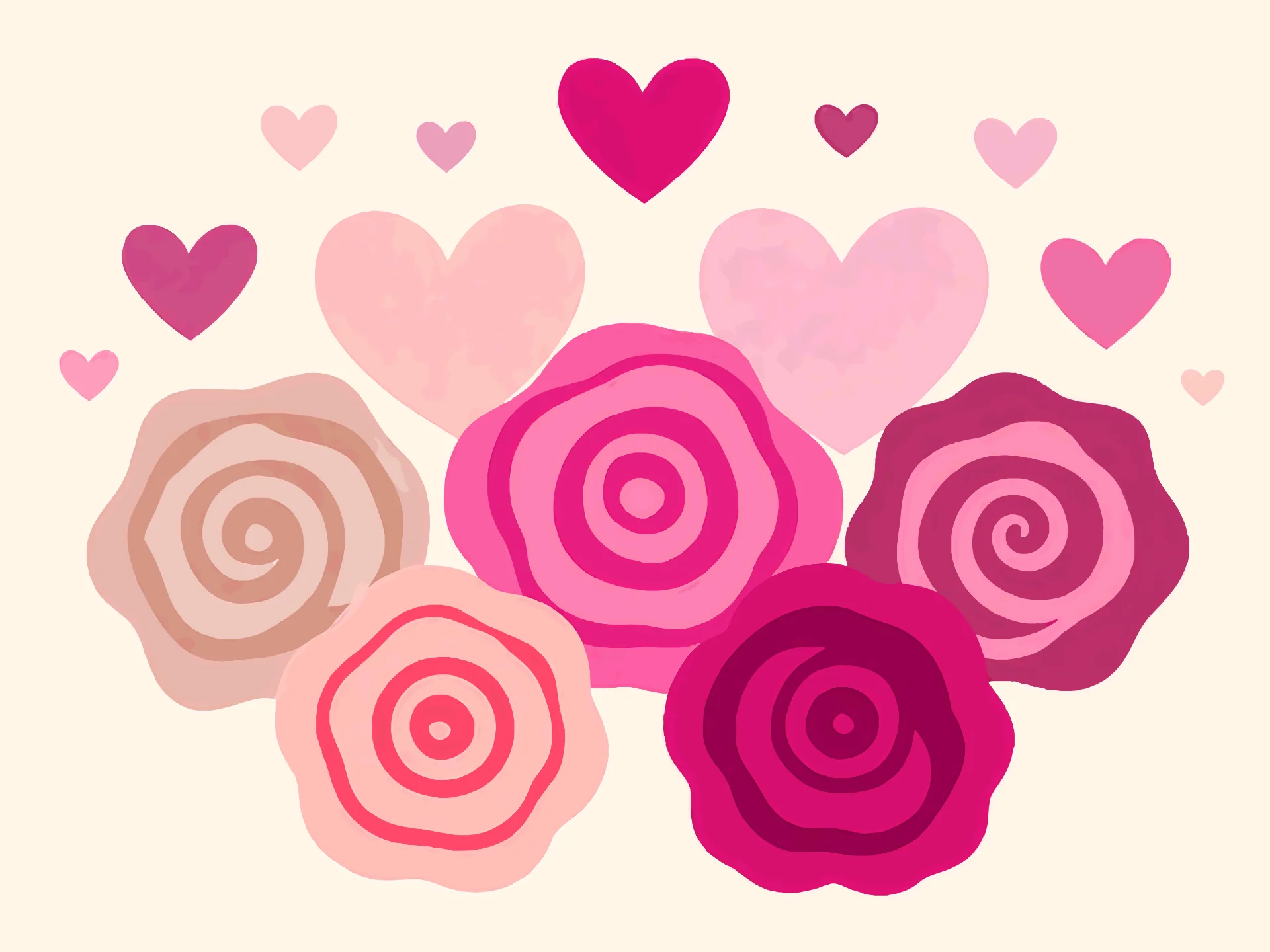 Dia dos Namorados card — warm style