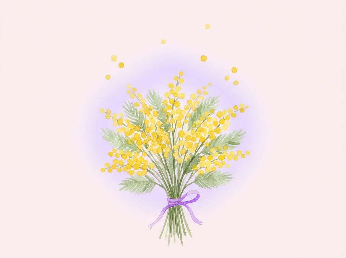 Frauentag card — warm style